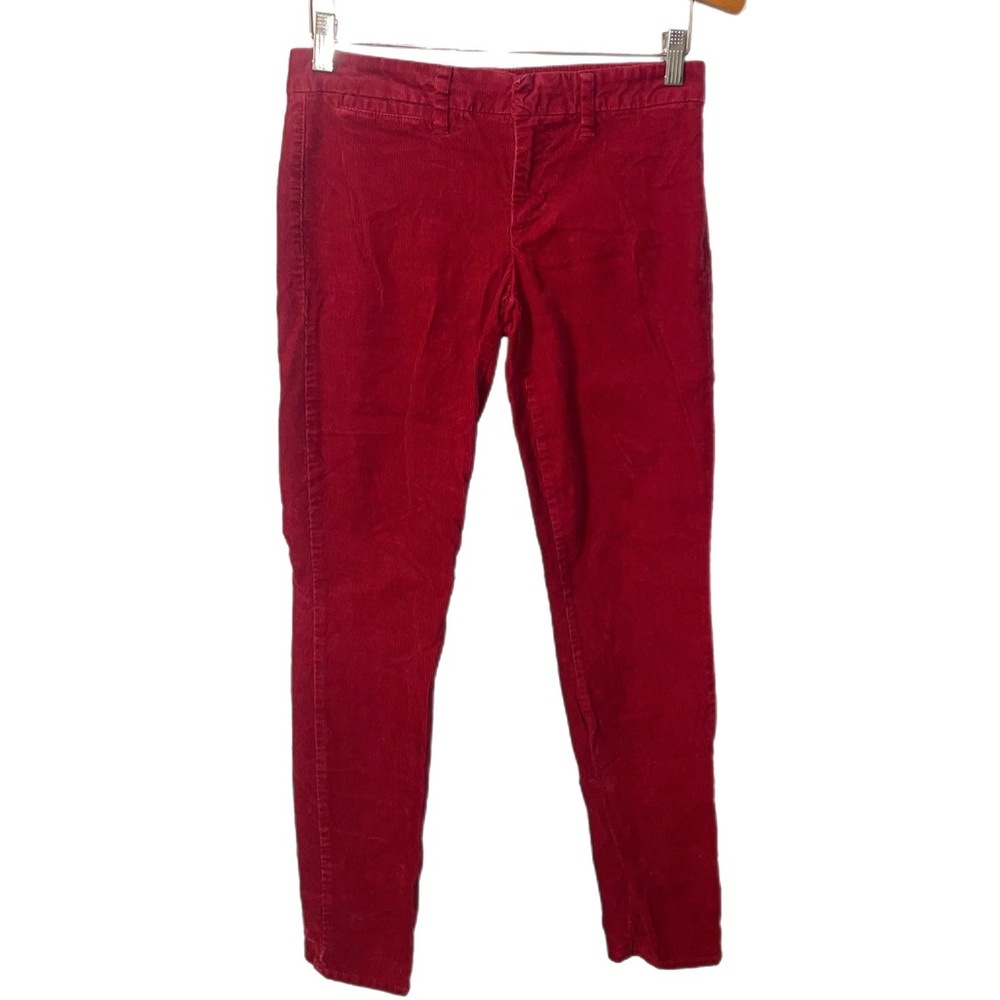 Tommy Hilfiger Red Corduroy Pants E21